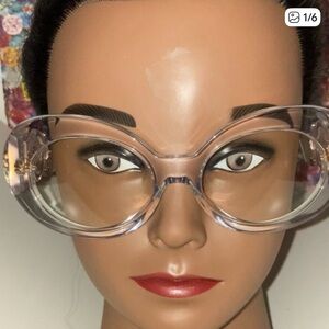 “Send Ur Price?” NEW VERSACE MAXI BIGGIE 148/1W Crystal Clear Oval Women 😎